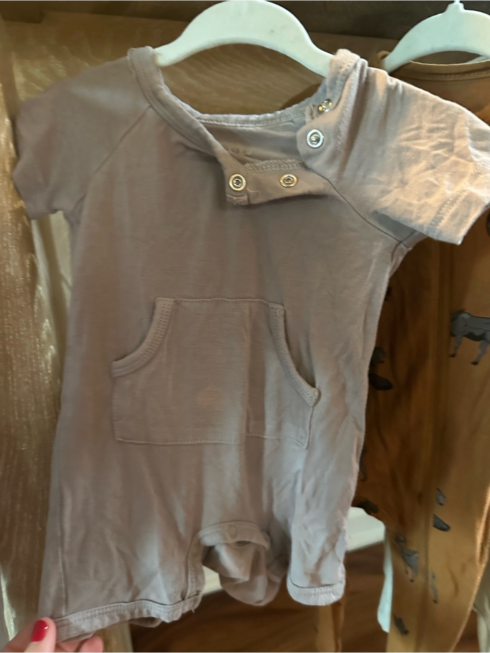 6x - Kyte BABY 0-3M - Neutral and Rust Mixed Sleepwear Set - Picture 4 of 8